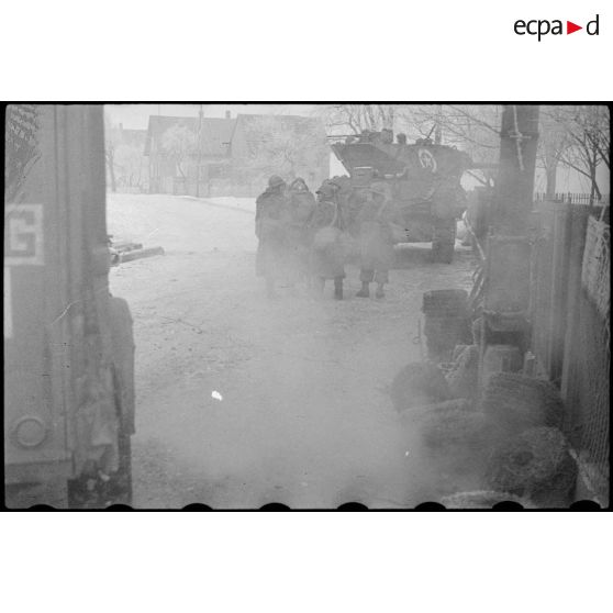 Intendance de la 3e DIA ; combats pour Kilstett ; positions défensives de Strasbourg. [description provisoire]