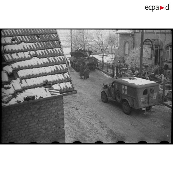 Intendance de la 3e DIA ; combats pour Kilstett ; positions défensives de Strasbourg. [description provisoire]