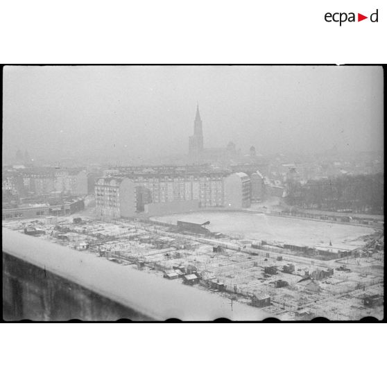 Intendance de la 3e DIA ; combats pour Kilstett ; positions défensives de Strasbourg. [description provisoire]