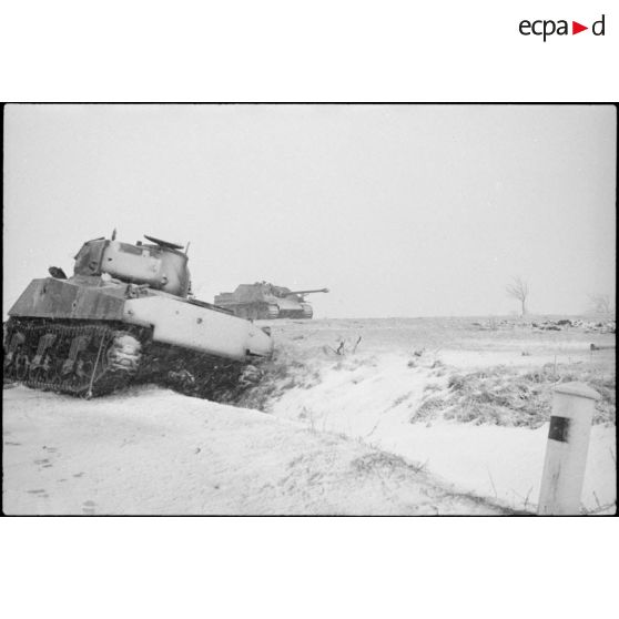 Bataille d'Alsace : La 4e DMM (Division marocaine de montagne) dans la région de Thann. [description provisoire]