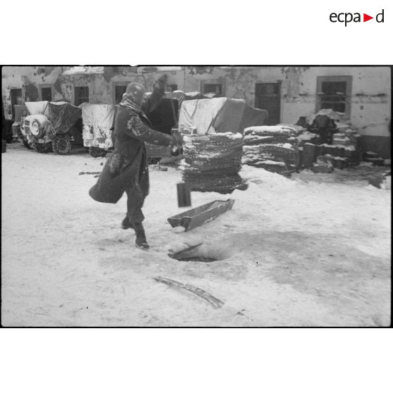 Bataille d'Alsace : La 4e DMM (Division marocaine de montagne) dans la région de Thann. [description provisoire]