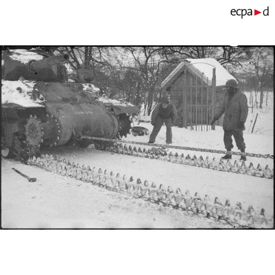 Bataille d'Alsace : La 4e DMM (Division marocaine de montagne) dans la région de Thann. [description provisoire]