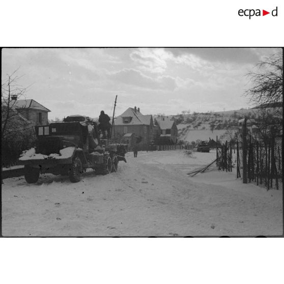 Bataille d'Alsace : La 4e DMM (Division marocaine de montagne) dans la région de Thann. [description provisoire]