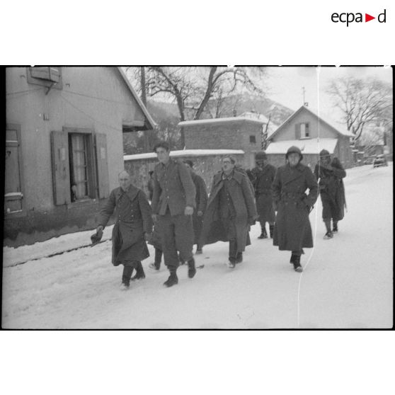 Bataille d'Alsace : La 4e DMM (Division marocaine de montagne) dans la région de Thann. [description provisoire]