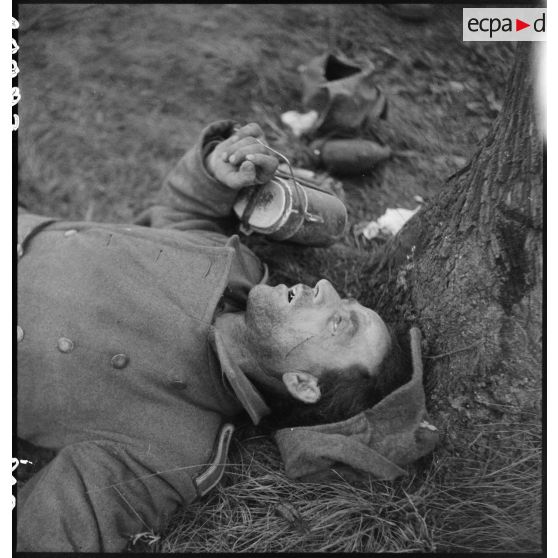 Cadavres de soldats allemands. [description provisoire]