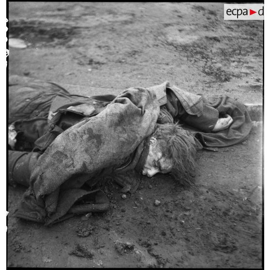 Cadavres de soldats allemands. [description provisoire]