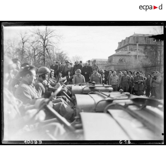 Bataille d'Alsace : Cérémonie célébrant la libération de Colmar. (8/13) [description provisoire]