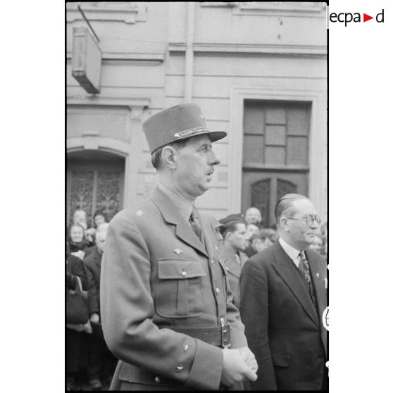 Le général de Gaulle à Mulhouse. [description provisoire]