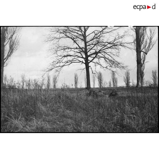 Garde sur le Rhin et dans la forêt. [description provisoire]