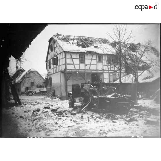 Offensive du CC 6 de la 5e DB dans le secteur de Jebsheim. [description provisoire]