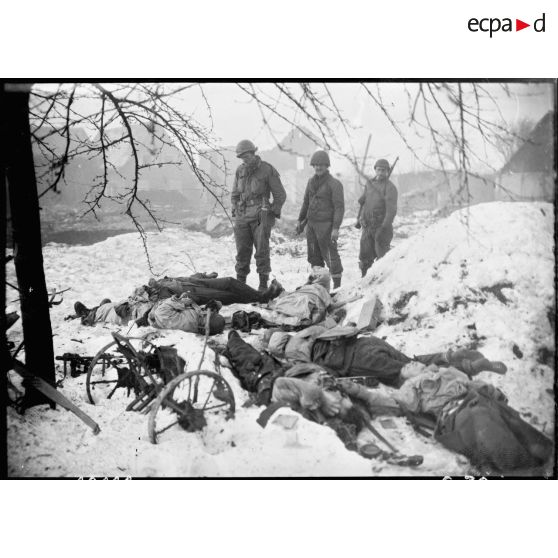 Offensive du CC 6 de la 5e DB dans le secteur de Jebsheim. [description provisoire]