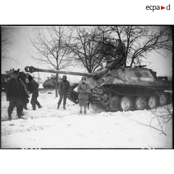 Offensive du CC 6 de la 5e DB dans le secteur de Jebsheim. [description provisoire]