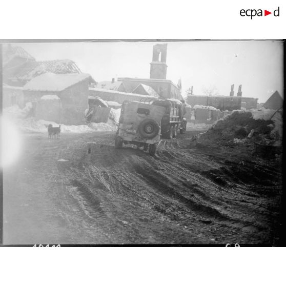 Offensive du CC 6 de la 5e DB dans le secteur de Jebsheim. [description provisoire]