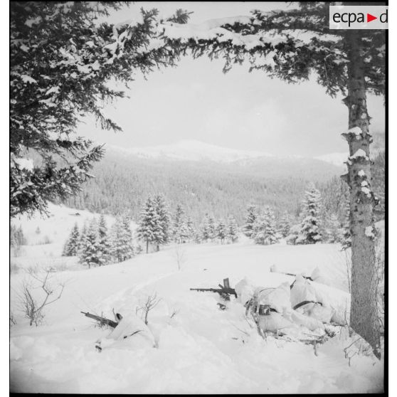 Avec la Division alpine. [description provisoire]