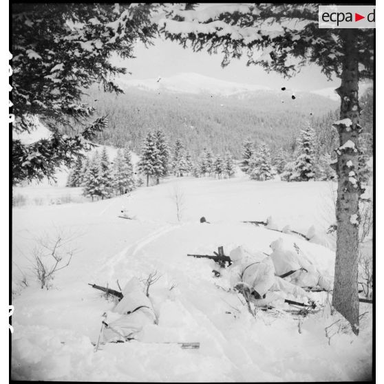 Avec la Division alpine. [description provisoire]