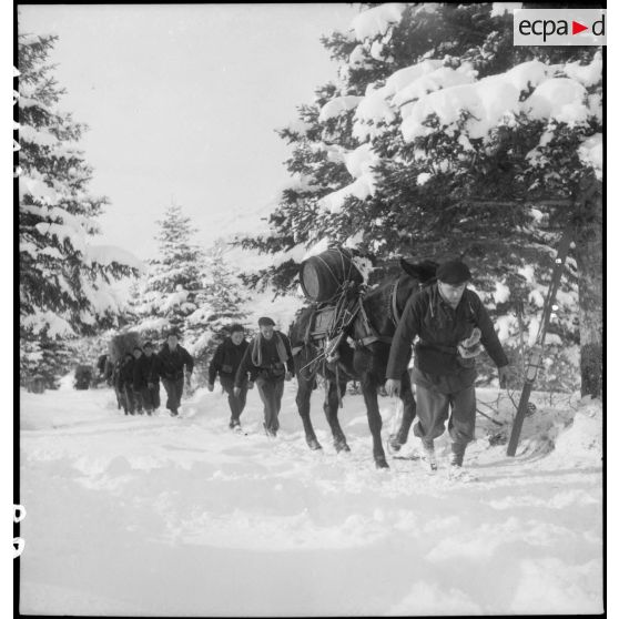 Avec la Division alpine. [description provisoire]