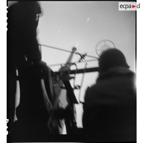 Bataille d'Alsace : Un poste sanitaire de la 2e DB en Alsace. [description provisoire]