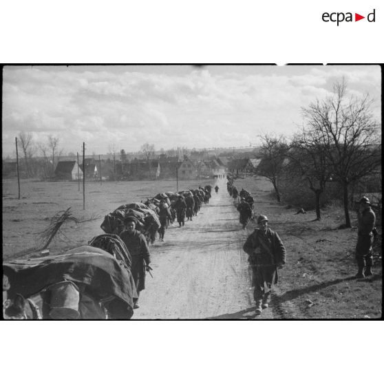 Avancée des forces alliées en Allemagne. [description provisoire]