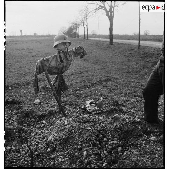 Tombe d'un soldat allemand. [description provisoire]