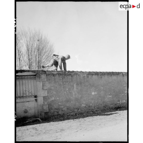 Instruction franchissement d'obstacles. [description provisoire]