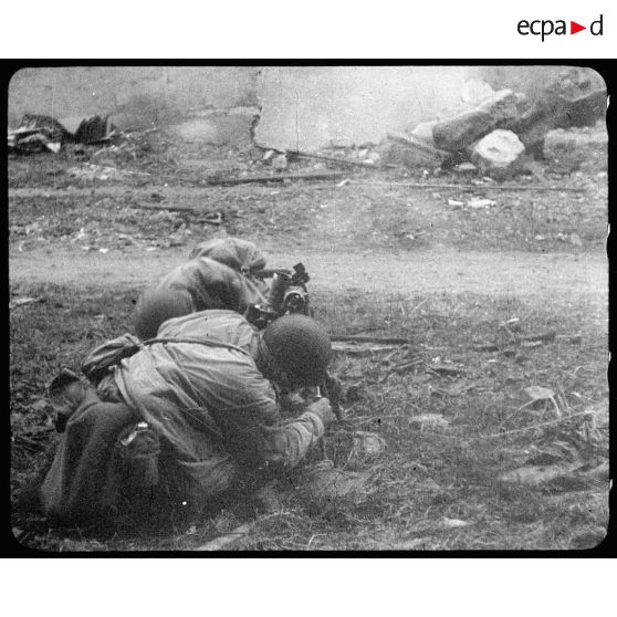 Les combats dans Cologne. [description provisoire]