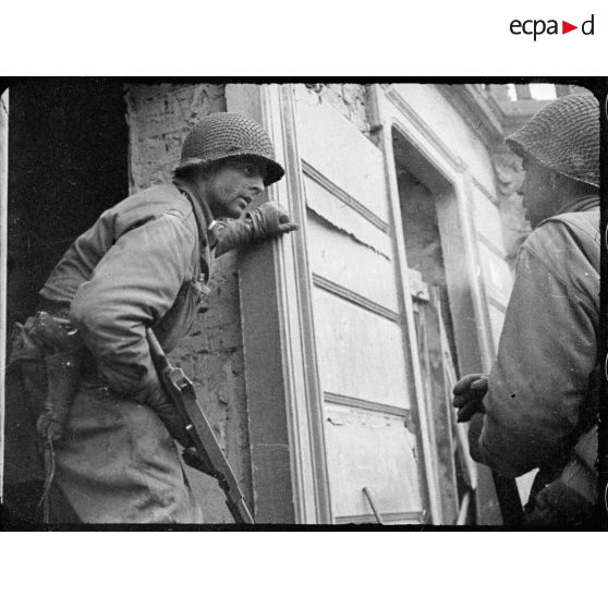 Fantassins américains. [description provisoire]