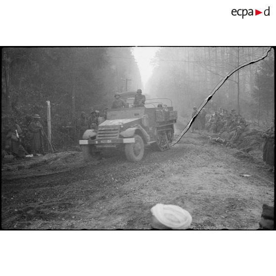 Progression des forces alliées en Allemagne. [description provisoire]