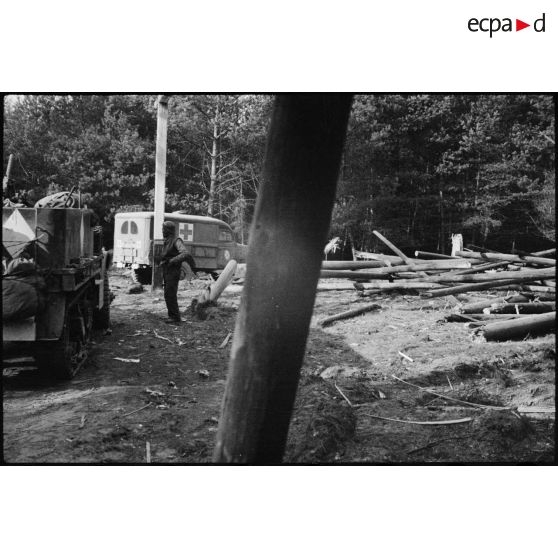 Avancée des forces alliées en Allemagne. [description provisoire]