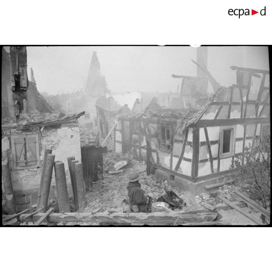 Büchelberg en ruine. [description provisoire]