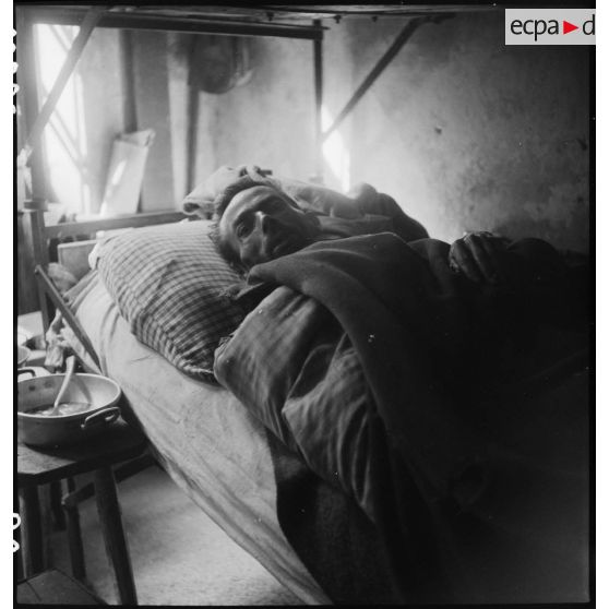 Chambrées de la prison de Vaihingen. [description provisoire]