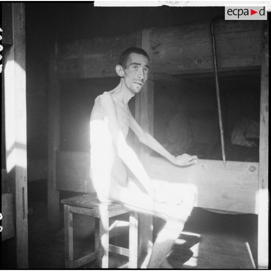 Déporté rescapé du camp de Vaihingen. [description provisoire]