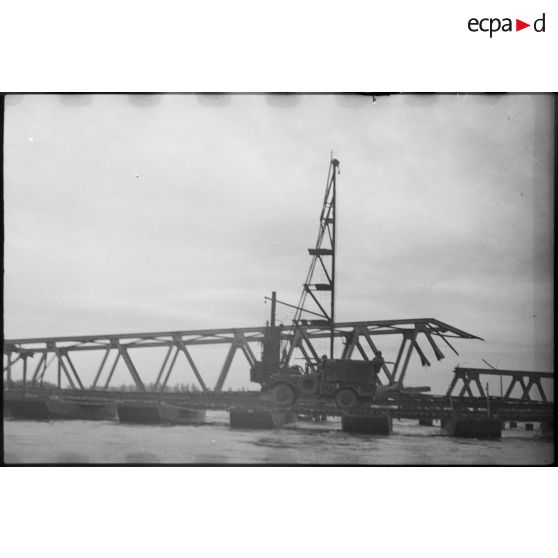 Ponts sur le Rhin à Spire. [description provisoire]