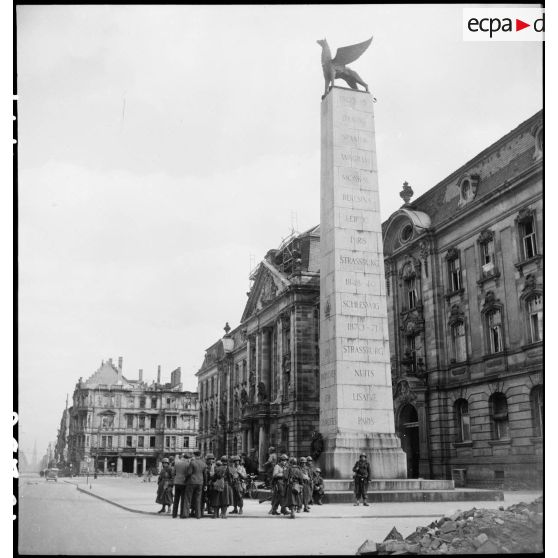 La place Loretto à Karlsruhe. [description provisoire]