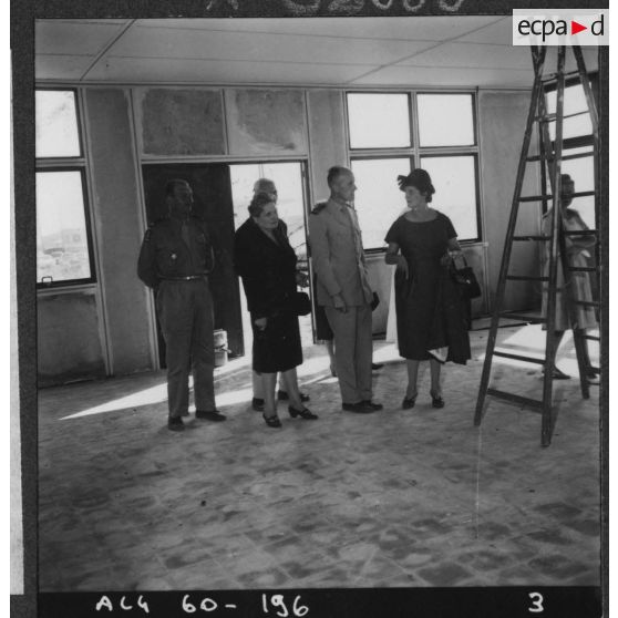 Zeralda. Centre d'estivage saharien des "Sables d'or". Visite des locaux du centre.