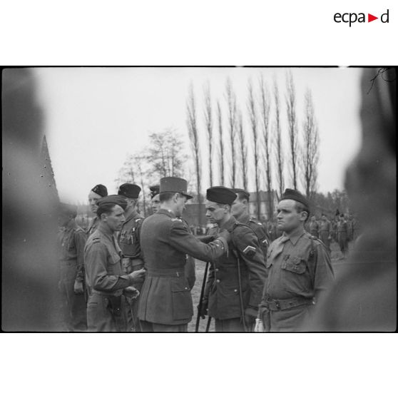 Brigadier-chef blessé du 12e cuirassiers décoré de la médaille militaire et de la croix de guerre [description provisoire]