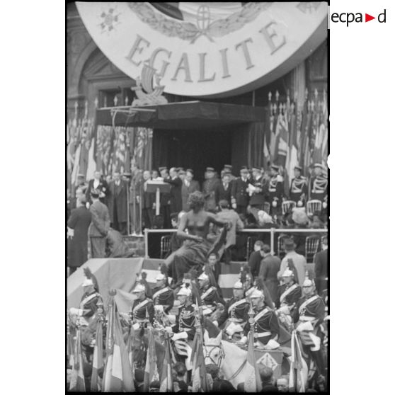 Discours du général de Gaulle à l'Hôtel de ville. [description provisoire]