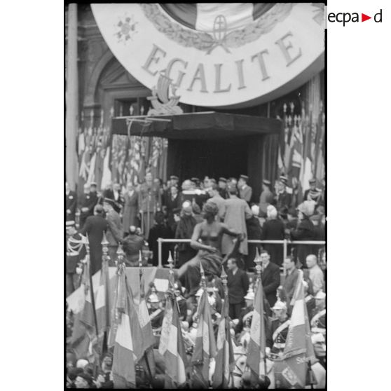 Discours du général de Gaulle à l'Hôtel de ville. [description provisoire]
