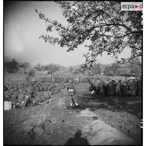 Prisonniers de guerre allemands dans le  Bade-Würtemberg. [description provisoire]