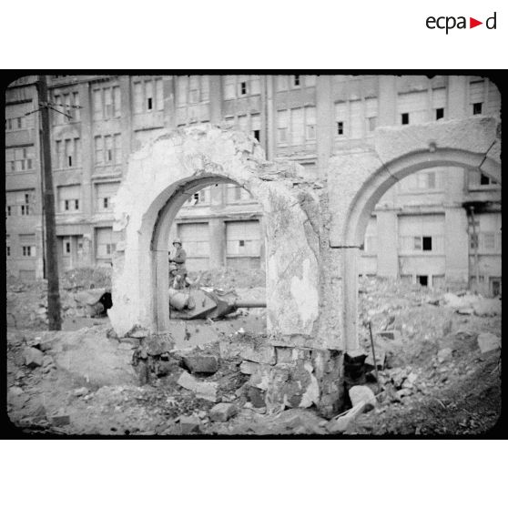 Un TD M10 américain dans la région de Stuttgart. [description provisoire]