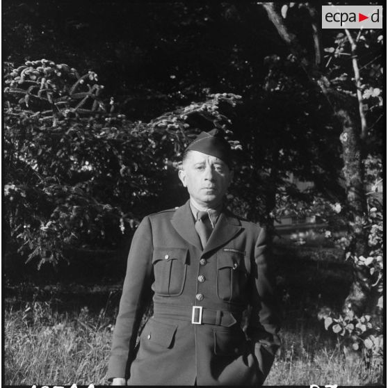 Portrait d'un correspondant de guerre français.