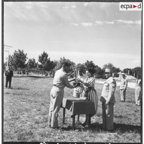 Base maréchal de Lattre d'Aïn Arnat. Manifestation sportive "coupe maréchal de Lattre".