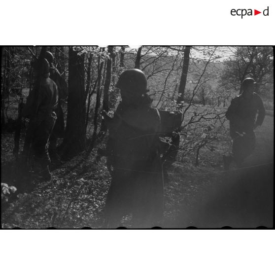 Progression du 4e RTT de la 3e DIA dans les environs de Stuttgart.