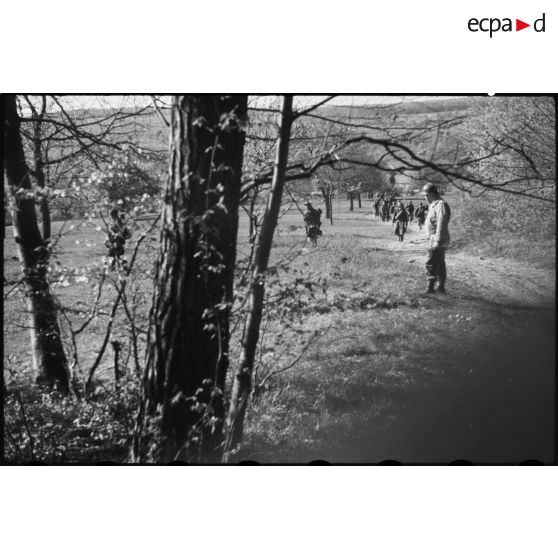 Progression du 4e RTT de la 3e DIA dans les environs de Stuttgart.