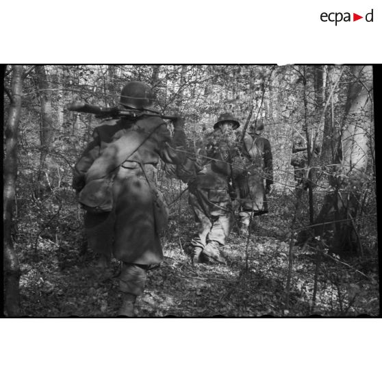 Progression du 4e RTT de la 3e DIA dans les environs de Stuttgart.