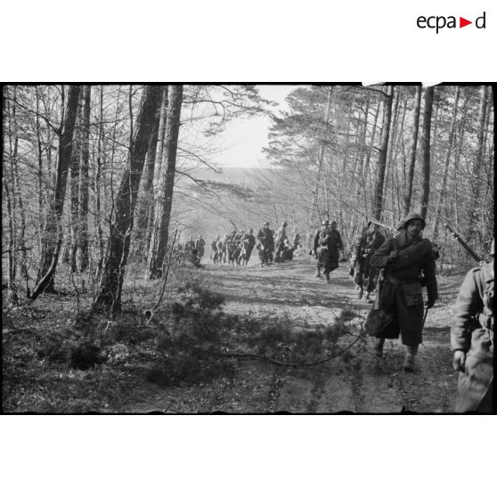 Progression du 4e RTT de la 3e DIA dans les environs de Stuttgart.