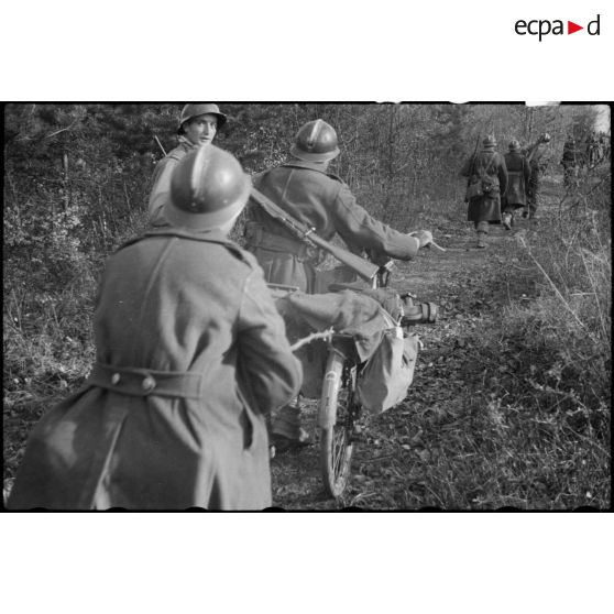 Progression du 4e RTT de la 3e DIA dans les environs de Stuttgart.