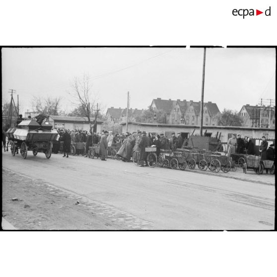 La population civile de Magdeburg (ou Magdebourg).