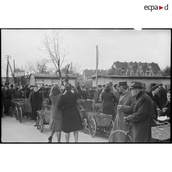 La population civile de Magdeburg (ou Magdebourg).