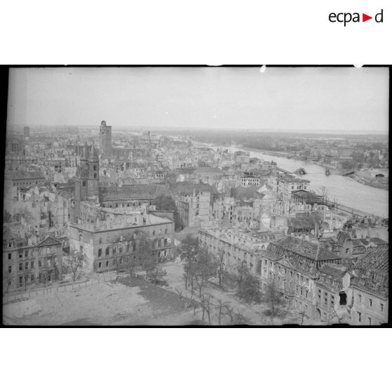 Ruines de la ville de Magdeburg (ou Magdebourg).