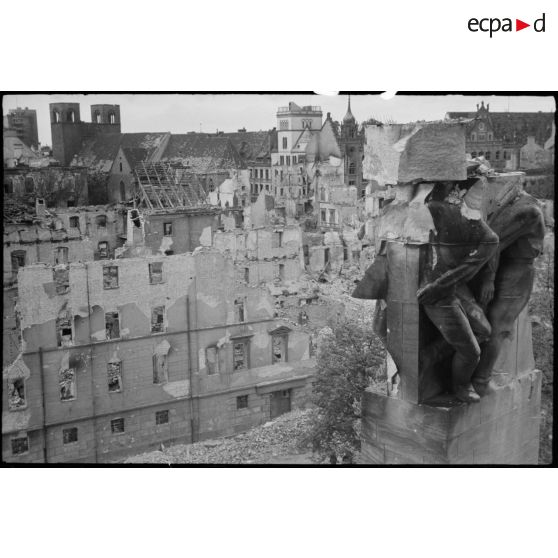 Ruines de la ville de Magdeburg (ou Magdebourg).